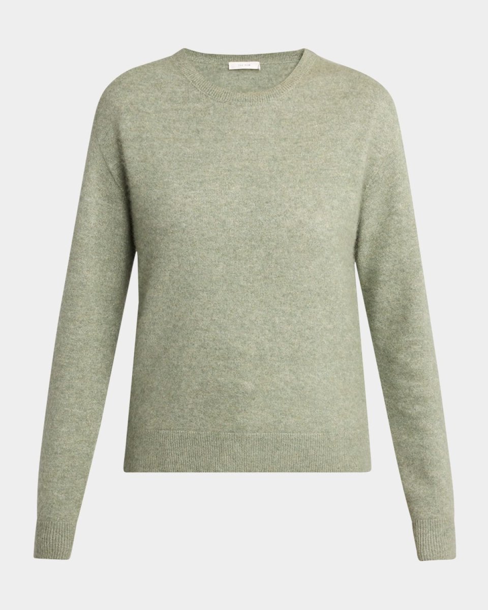Lorynna Cashmere-Silk Crewneck Sweater